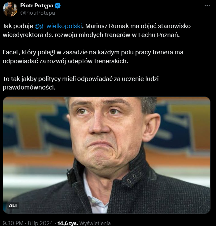 HIT! Mariusz Rumak ZOSTAJE w Lechu i będzie odpowiedzialny za...